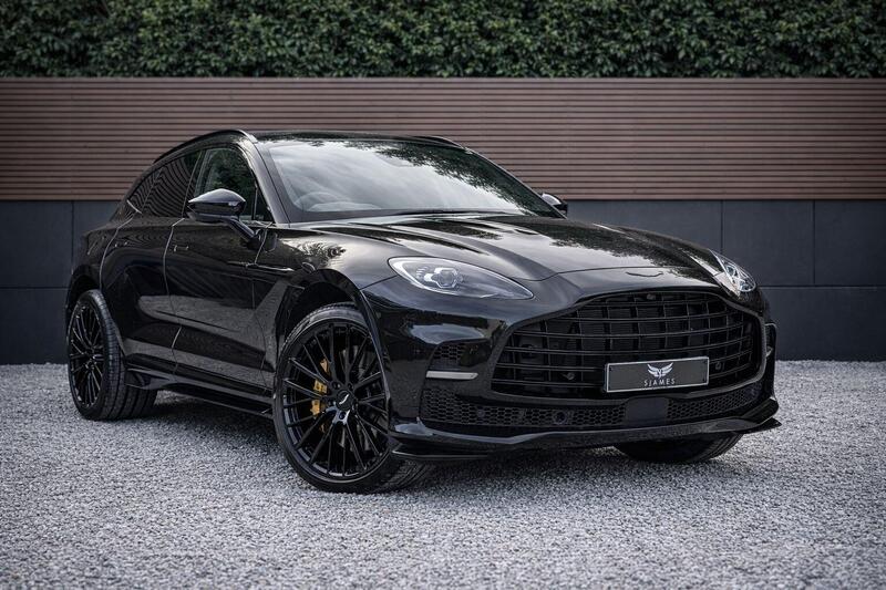 Black Aston Martin DBX707 SUV